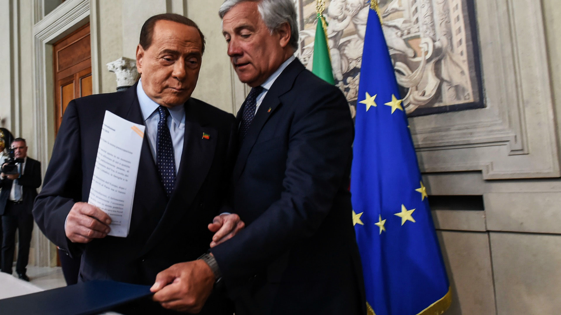 Silvio Berlusconi e Antonio Tajani