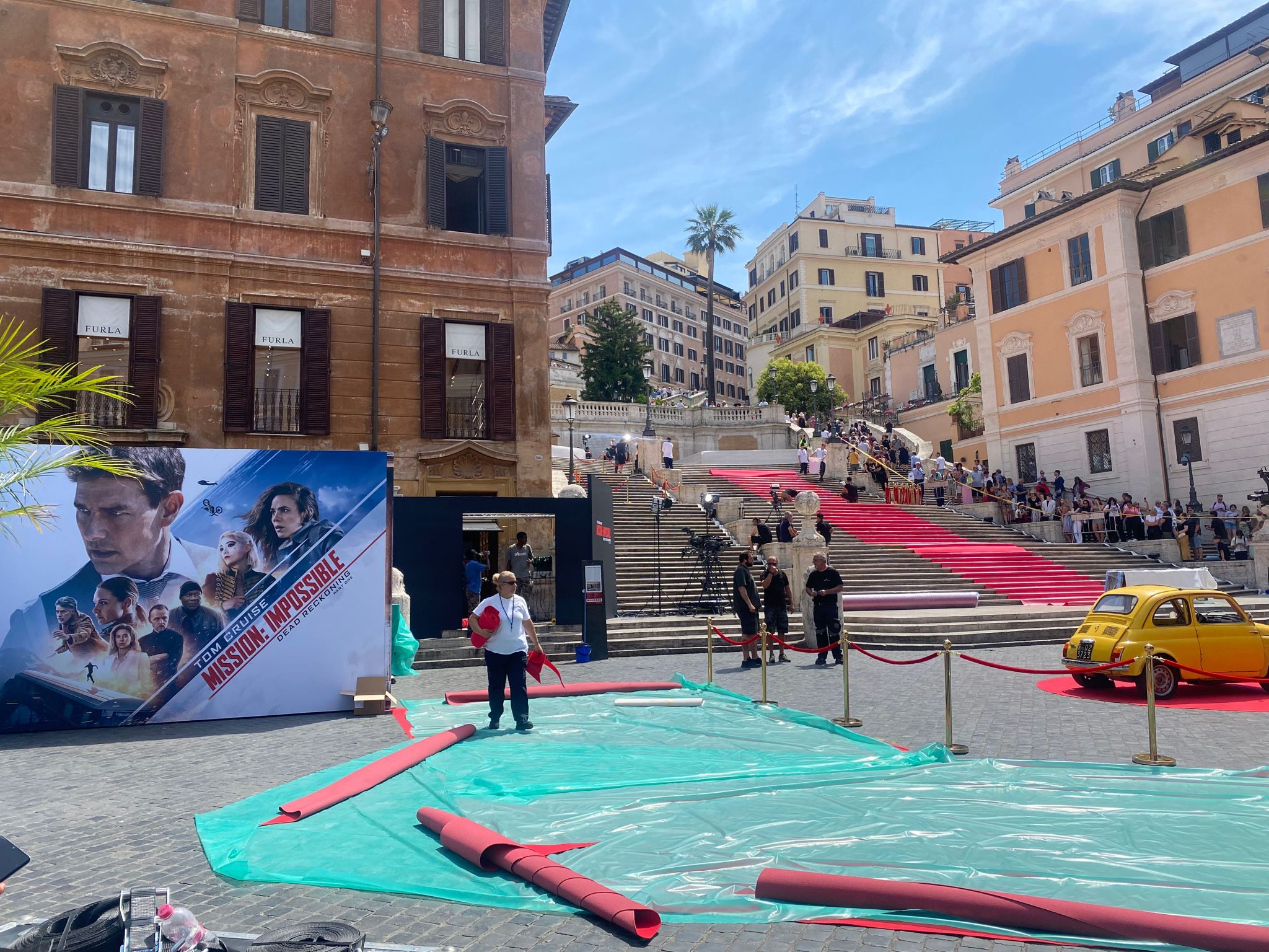 Tom Cruise a Roma stravolge la viabilità per Mission Impossible 7