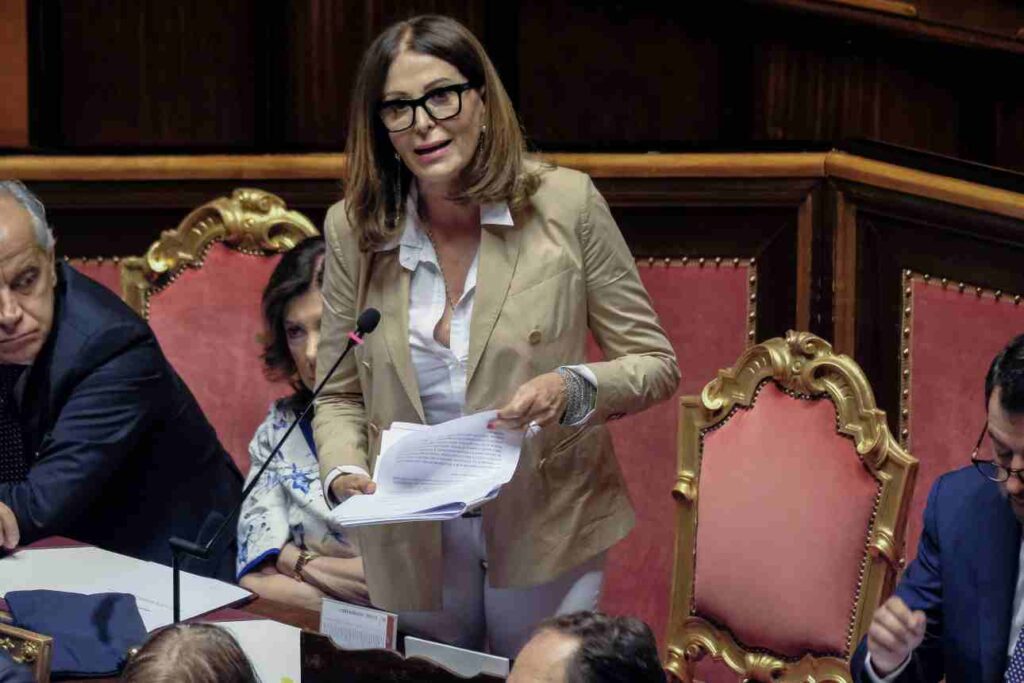 Informativa al Senato della ministra del Turismo Daniela Santanchè