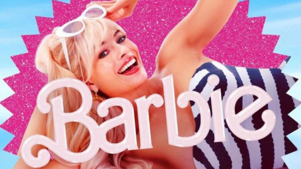 Margot Robbie, locandina film Barbie