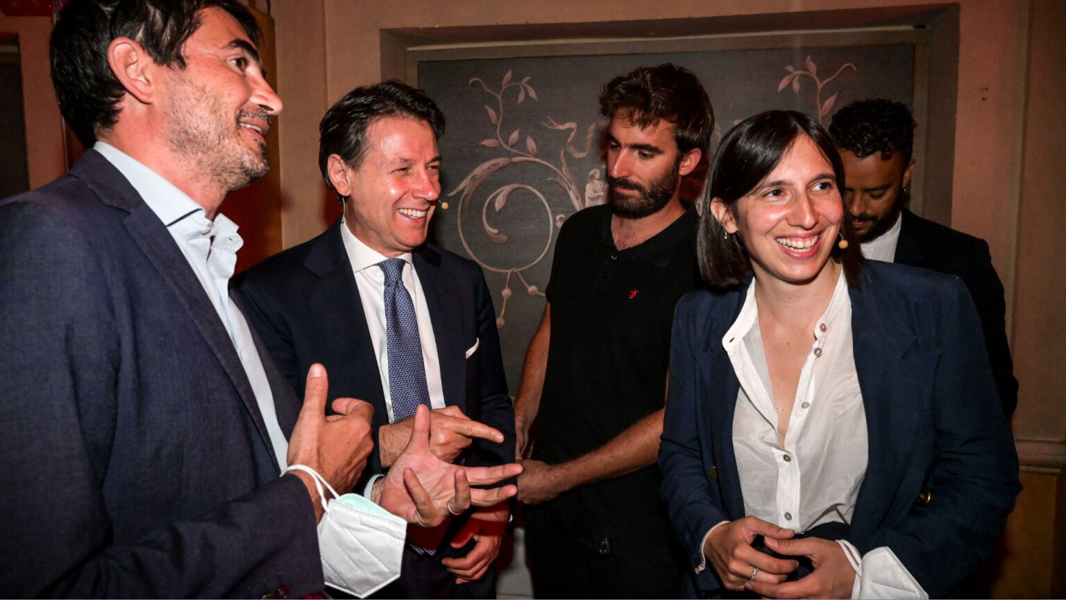 Nicola Fratoianni (Sinistra Italiana), Giuseppe Conte (M5S), Elly Schlein (Pd), Regionali