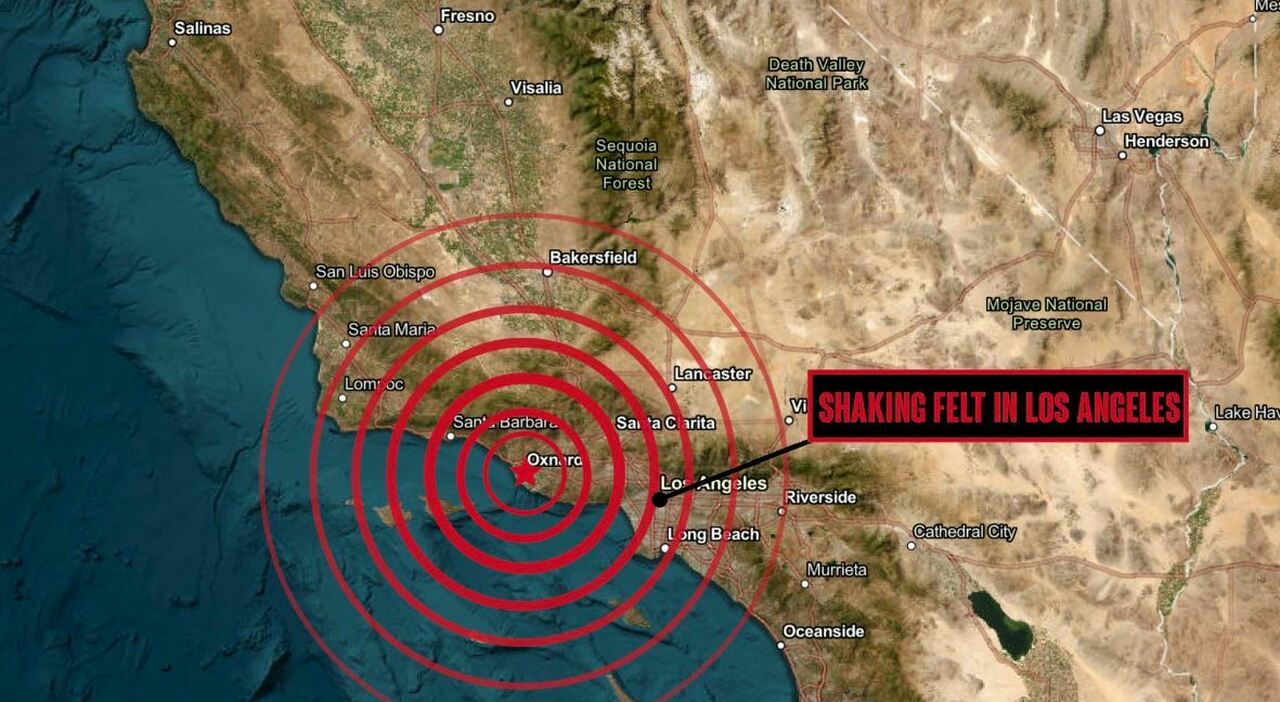 California, terremoto e rischio inondazione per tempesta Hilary