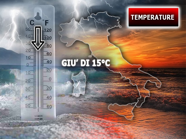 ilmeteo.it - i termometri scenderanno anche di oltre 15°C