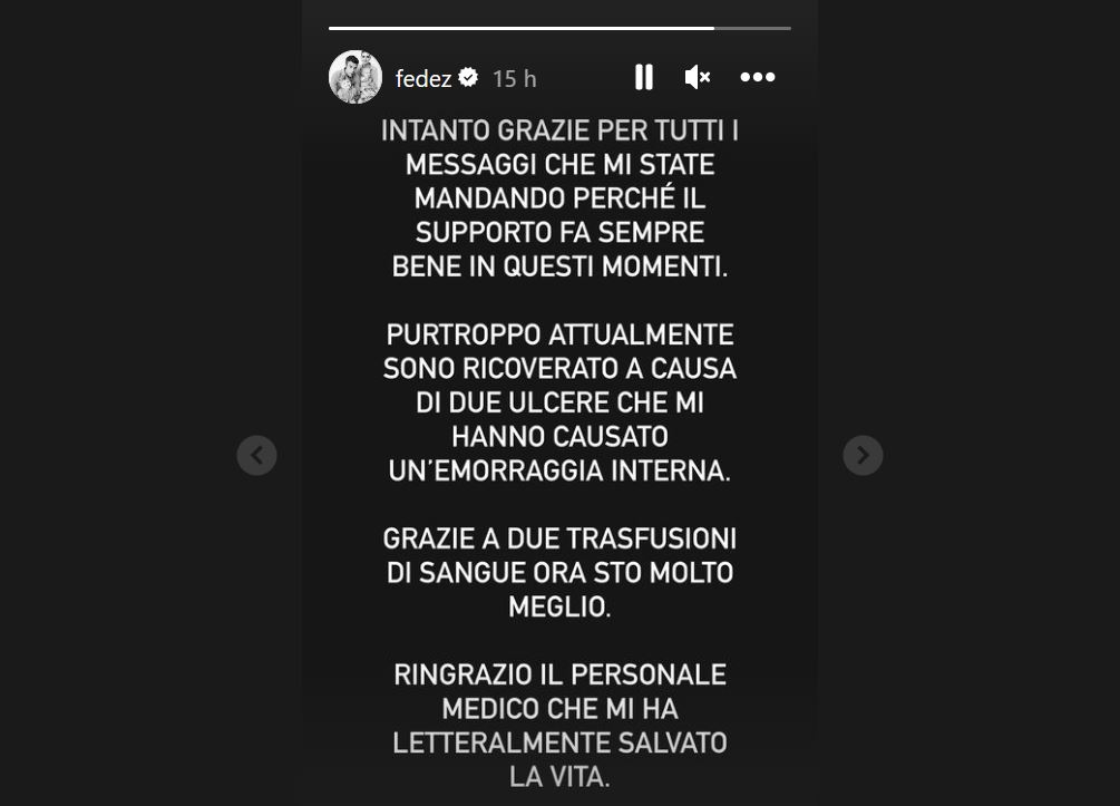 Messaggio Fedez