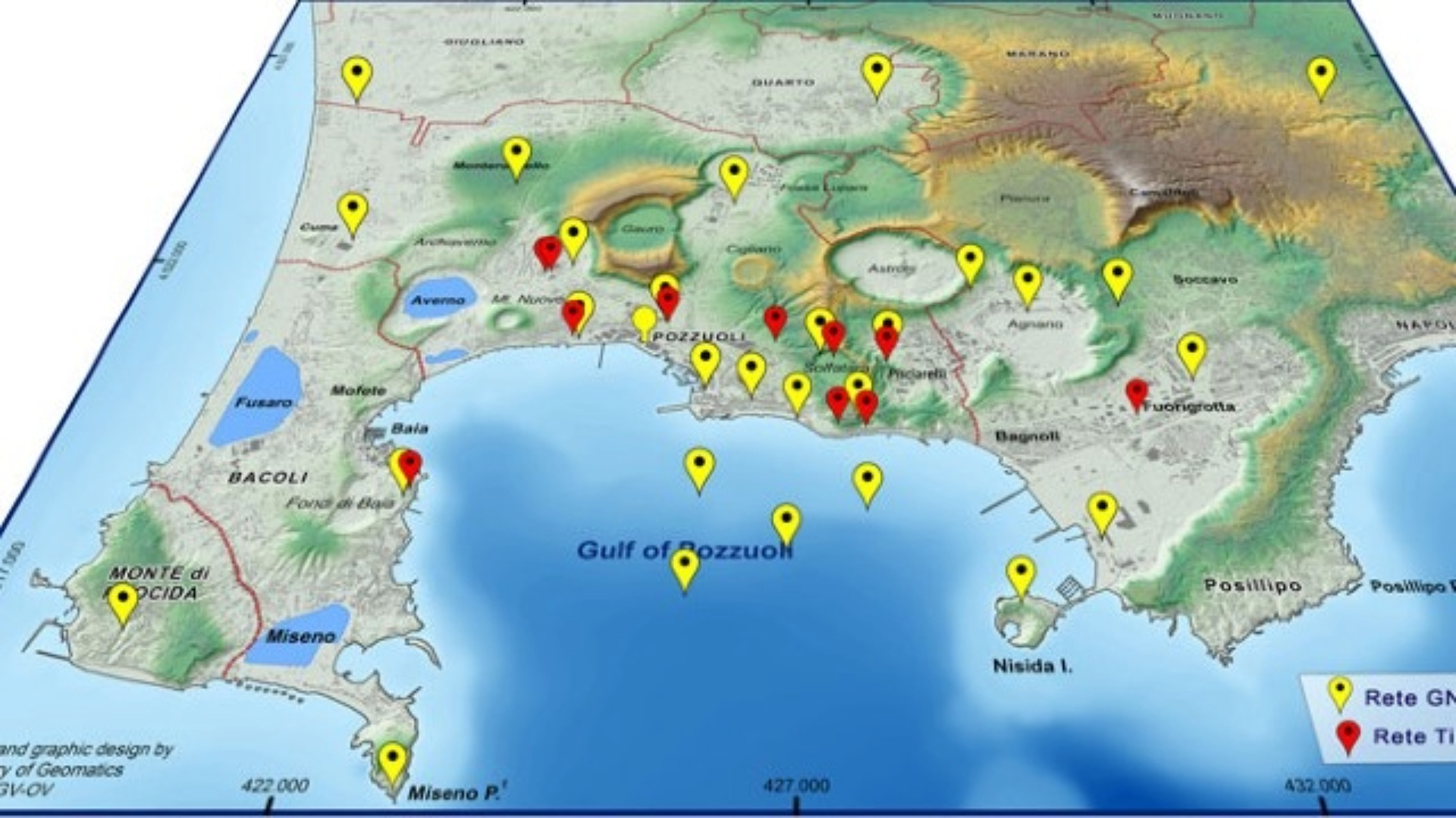 mappa campi flegrei