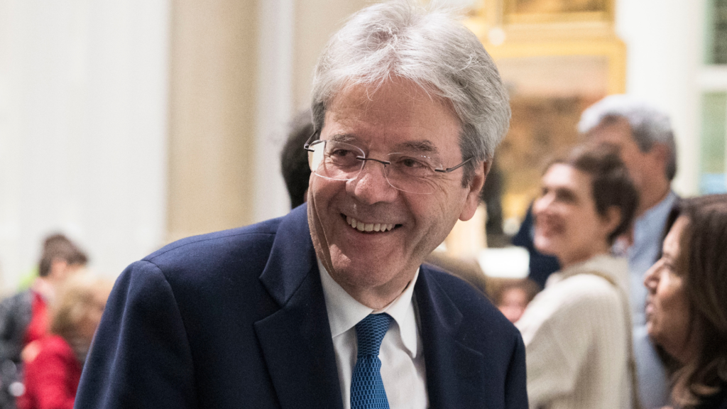 Commissario dell'Ue Paolo Gentiloni