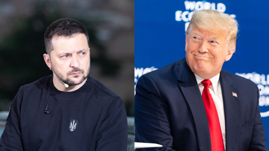 Donald Trump e Volodymyr Zelensky