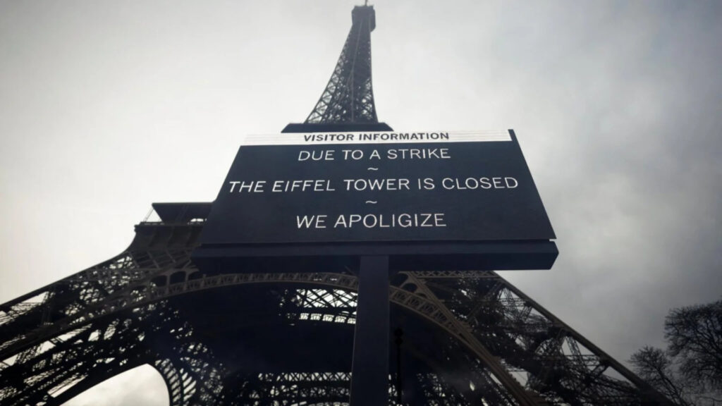 Tour Eiffel chiusa per scioper dei dipendenti 1536x864 1