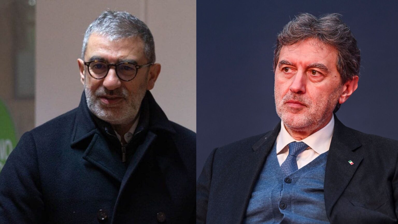 Luciano D'Amico e Marco Marsilio, elezioni Regionali Abruzzo