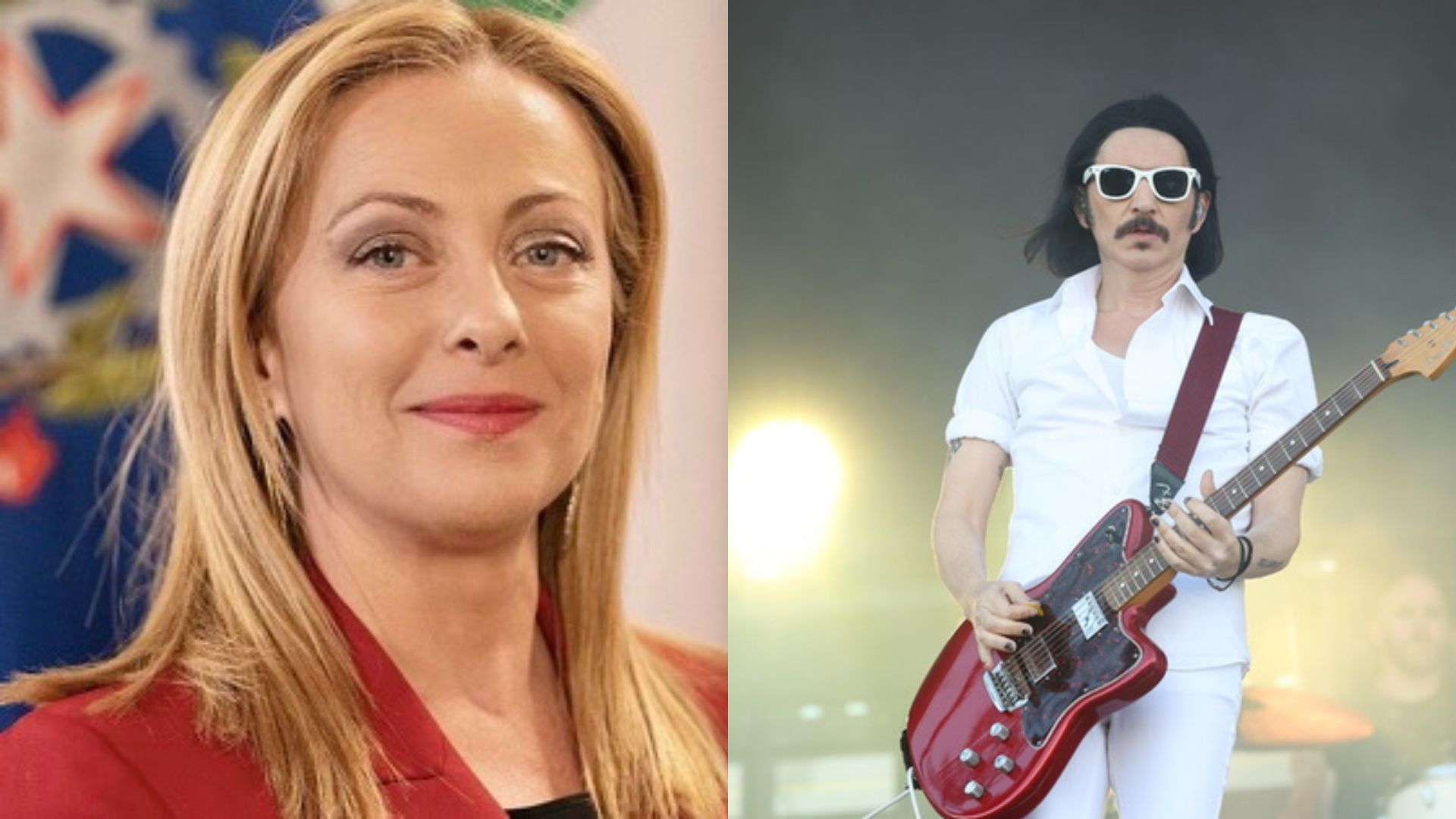 Brian Molko insulta Giorgia Meloni