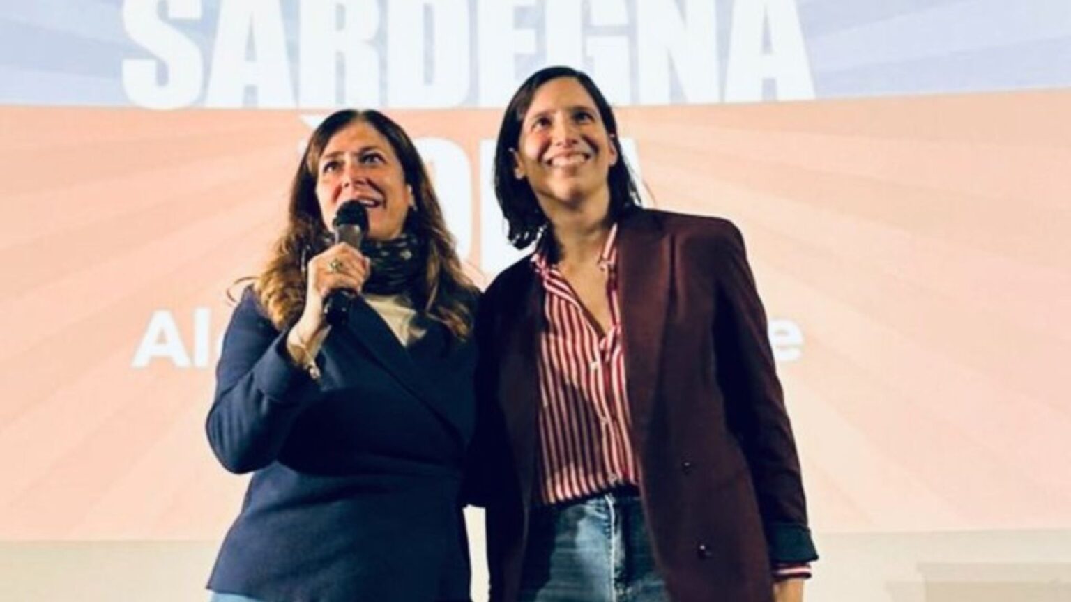 Regionali Sardegna Alessandra Todde e Elly Schlein