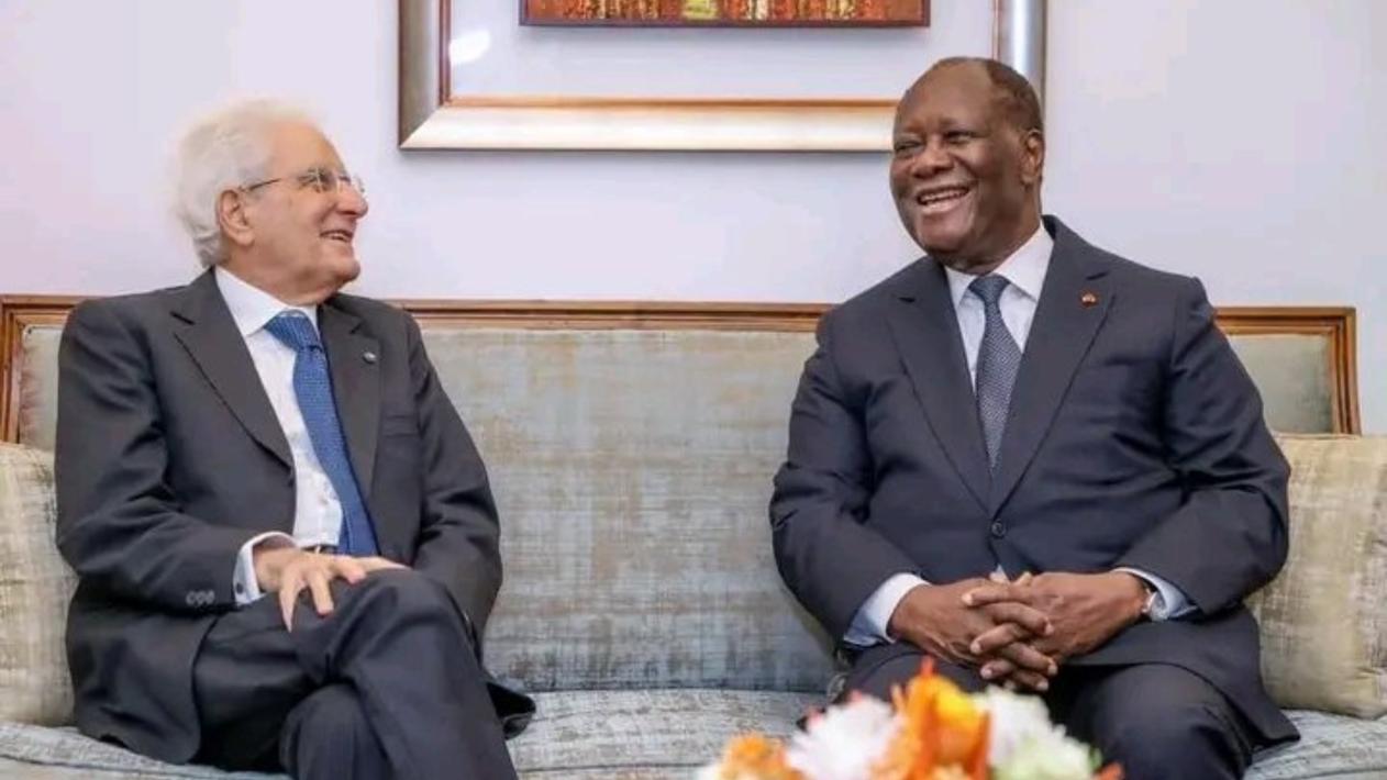 Mattarella e Ouattara