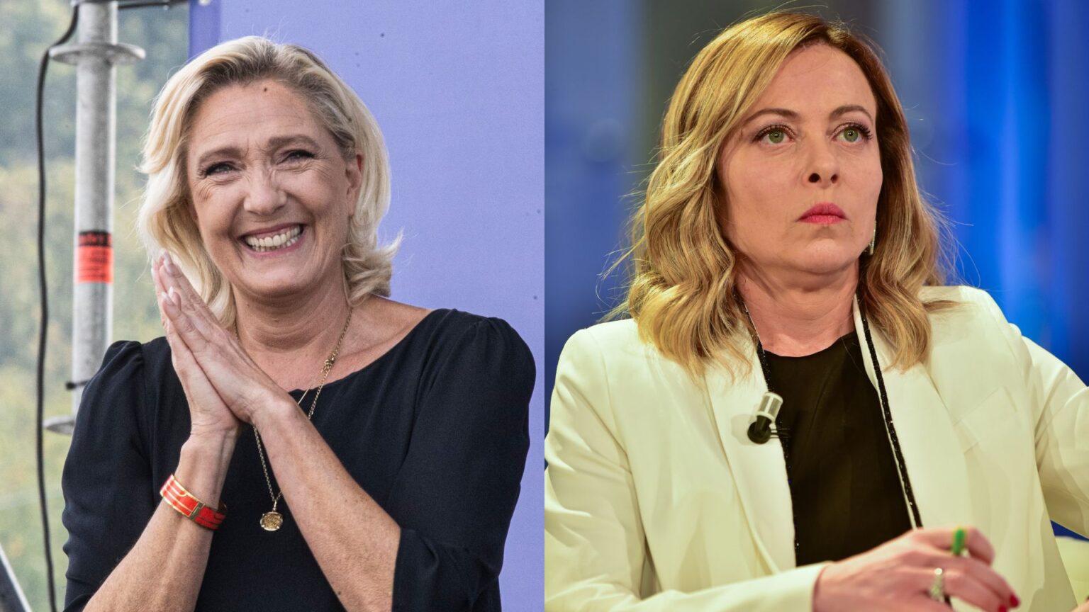 Marine Le Pen e Giorgia Meloni