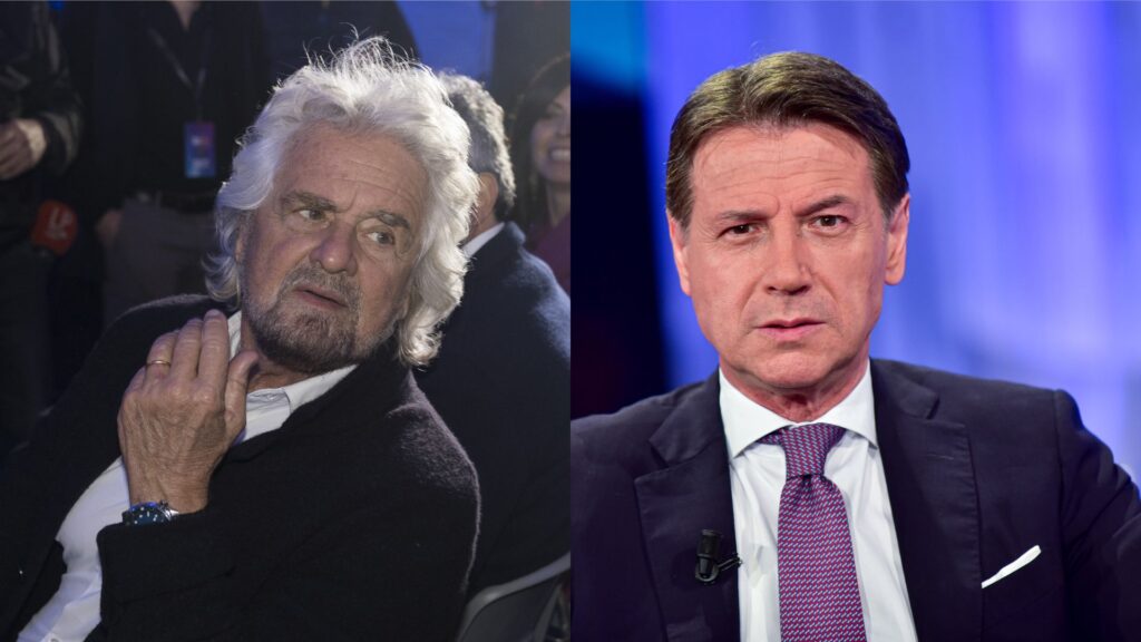 M5s, Beppe Grillo e Giuseppe Conte