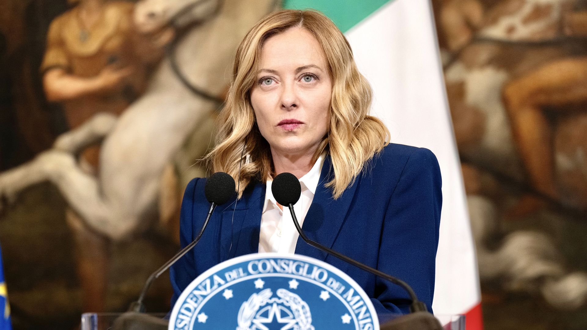 La premier Giorgia Meloni