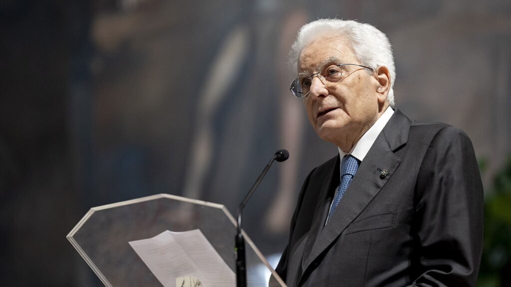 Il Presidente della Repubblica Sergio Mattarella