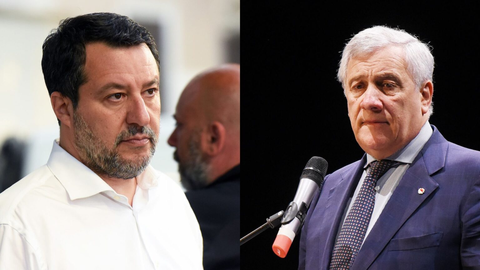 Tensioni al governo tra Matteo Salvini e Antonio Tajani