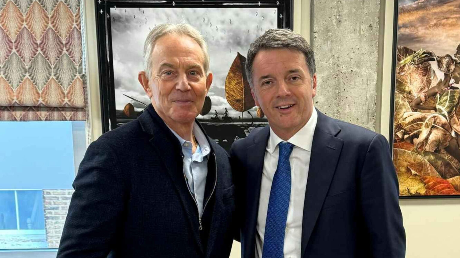 Matteo Renzi e Tony Blair