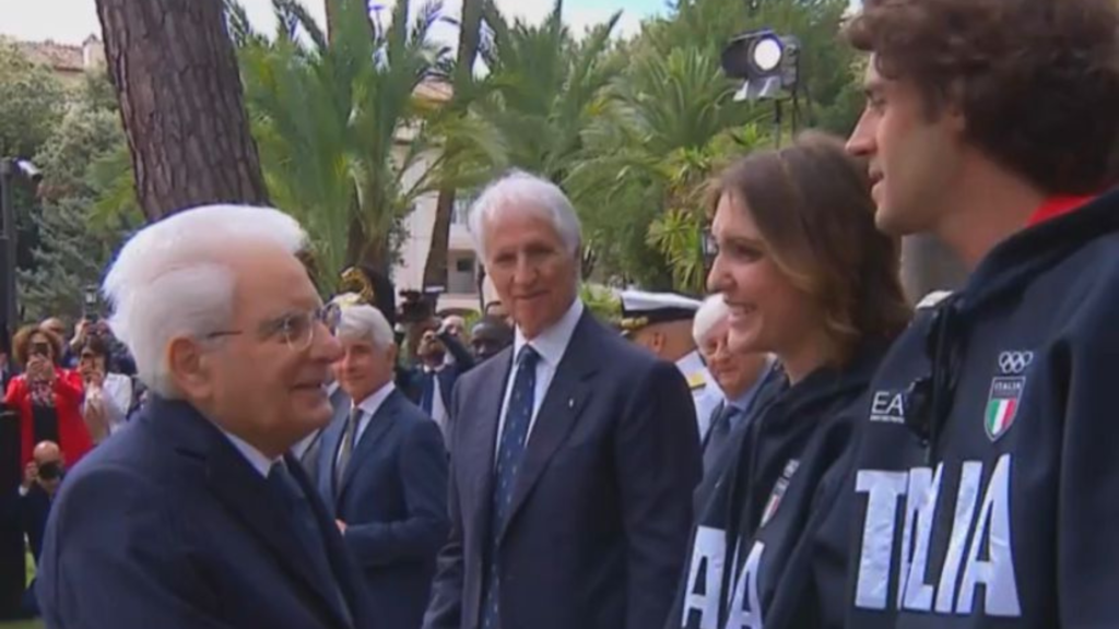 Sergio Mattarella e gli atleti olimpici e paralimpici