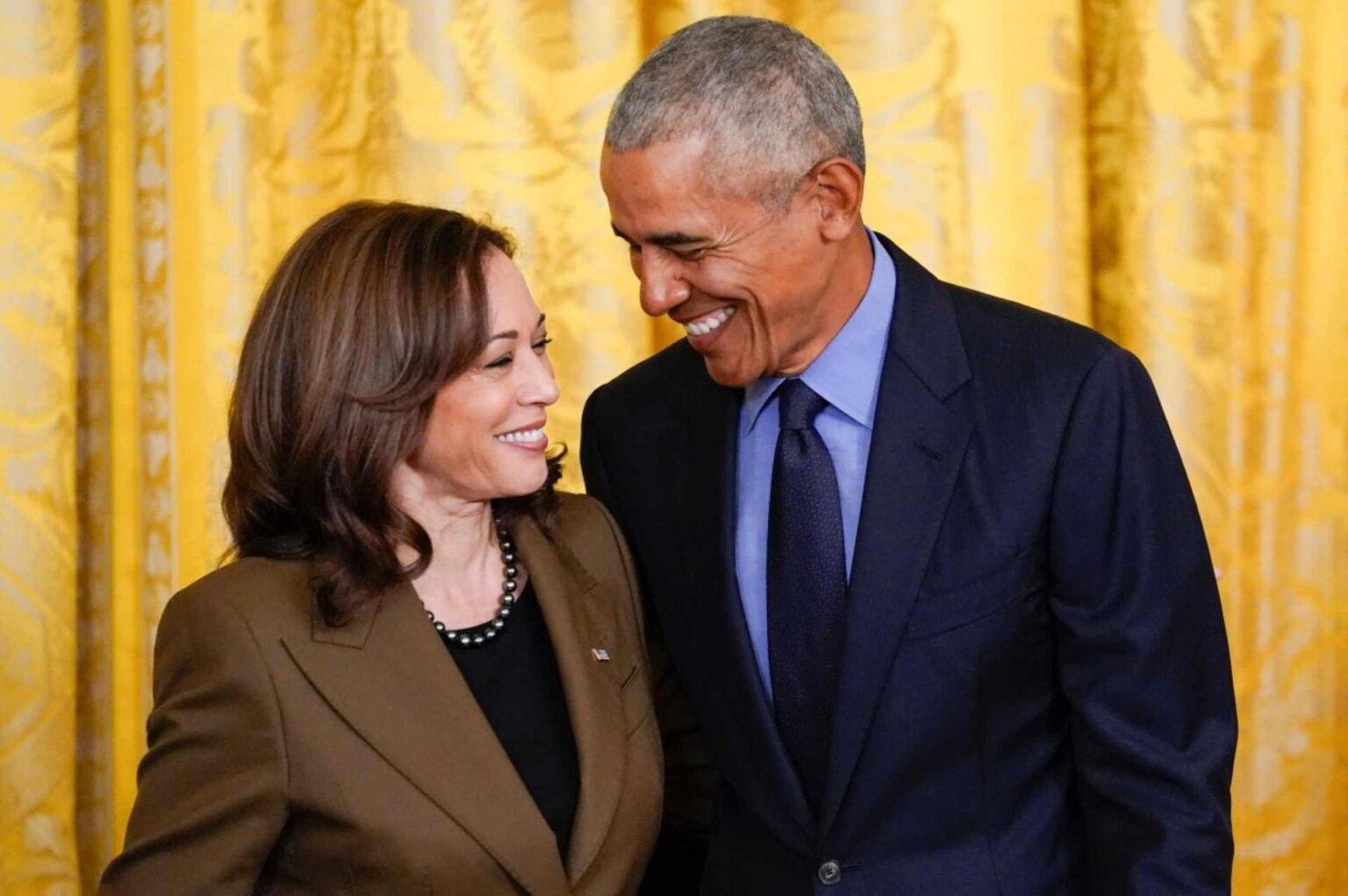 Kamala Harris e Barack Obama