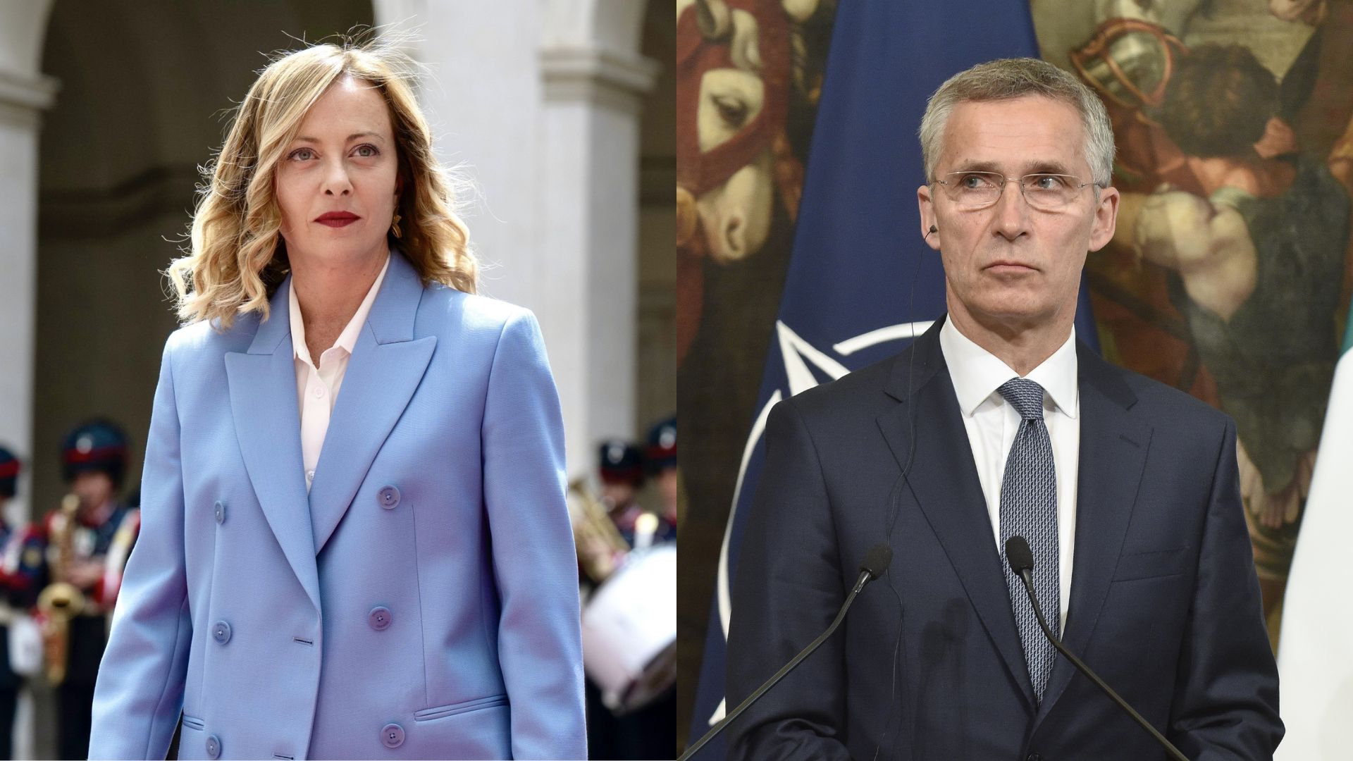 Nato, Giorgia Meloni e Jens Stoltenberg