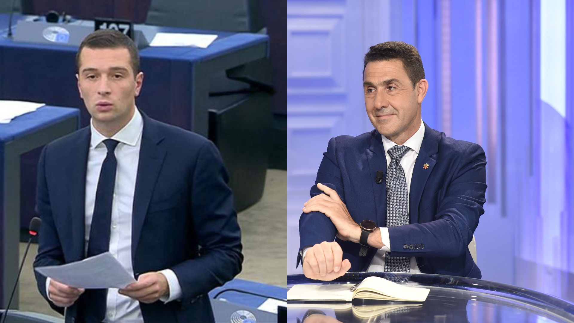 Patrioti, Jordan Bardella e Roberto Vannacci