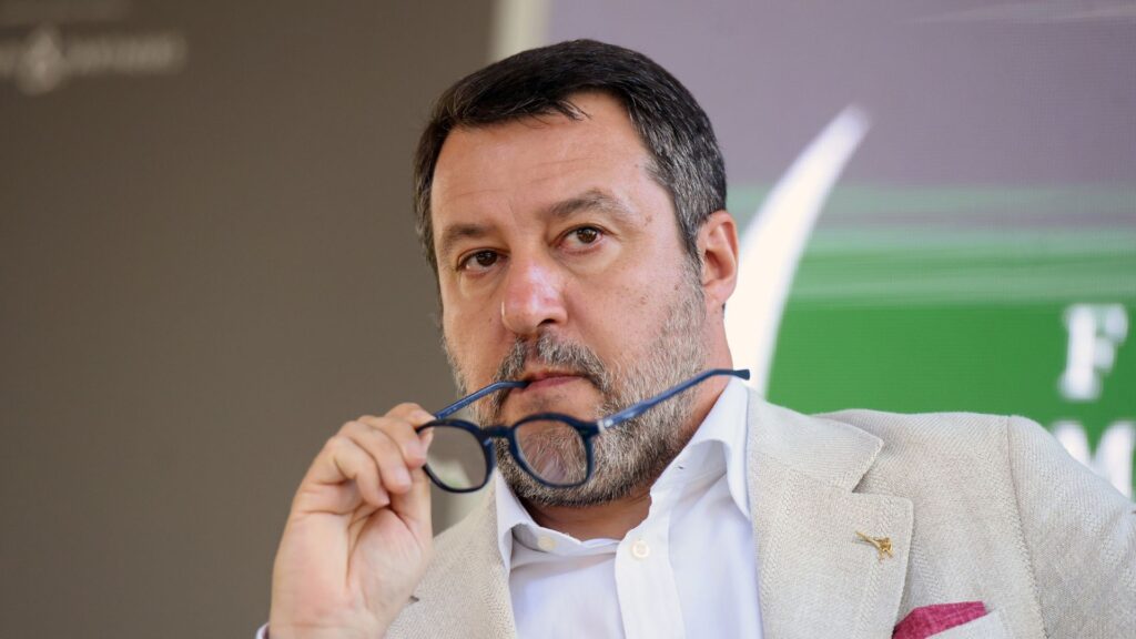 Il leader della Lega Matteo Salvini