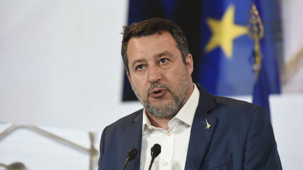 Dossieraggio, il vicepremier leghista Matteo Salvini