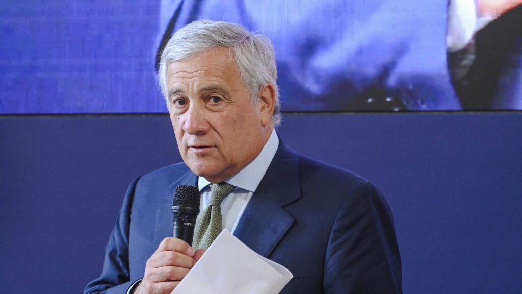 Antonio Tajani, segretario di Forza Italia