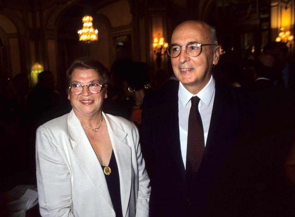 Clio e Giorgio Napolitano nel 2001