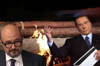 Gennaro Sangiuliano e Silvio Berlusconi