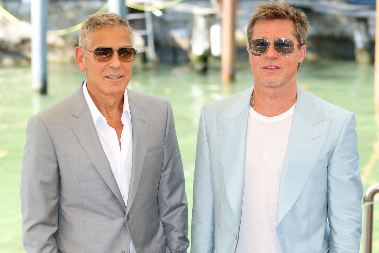 George Clooney e Brad Pitt