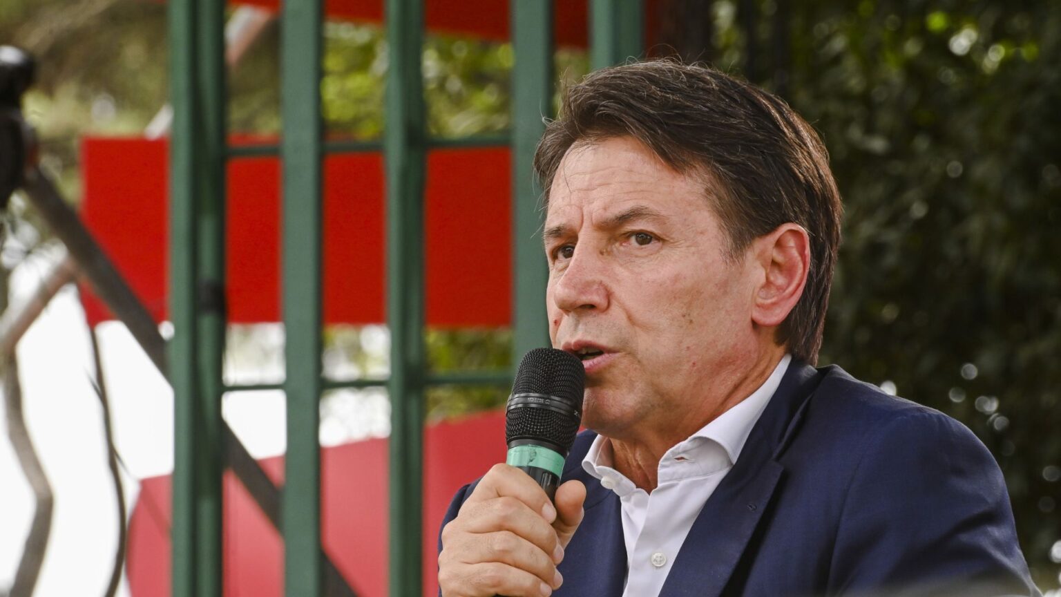 Il leader del M5S Giuseppe Conte