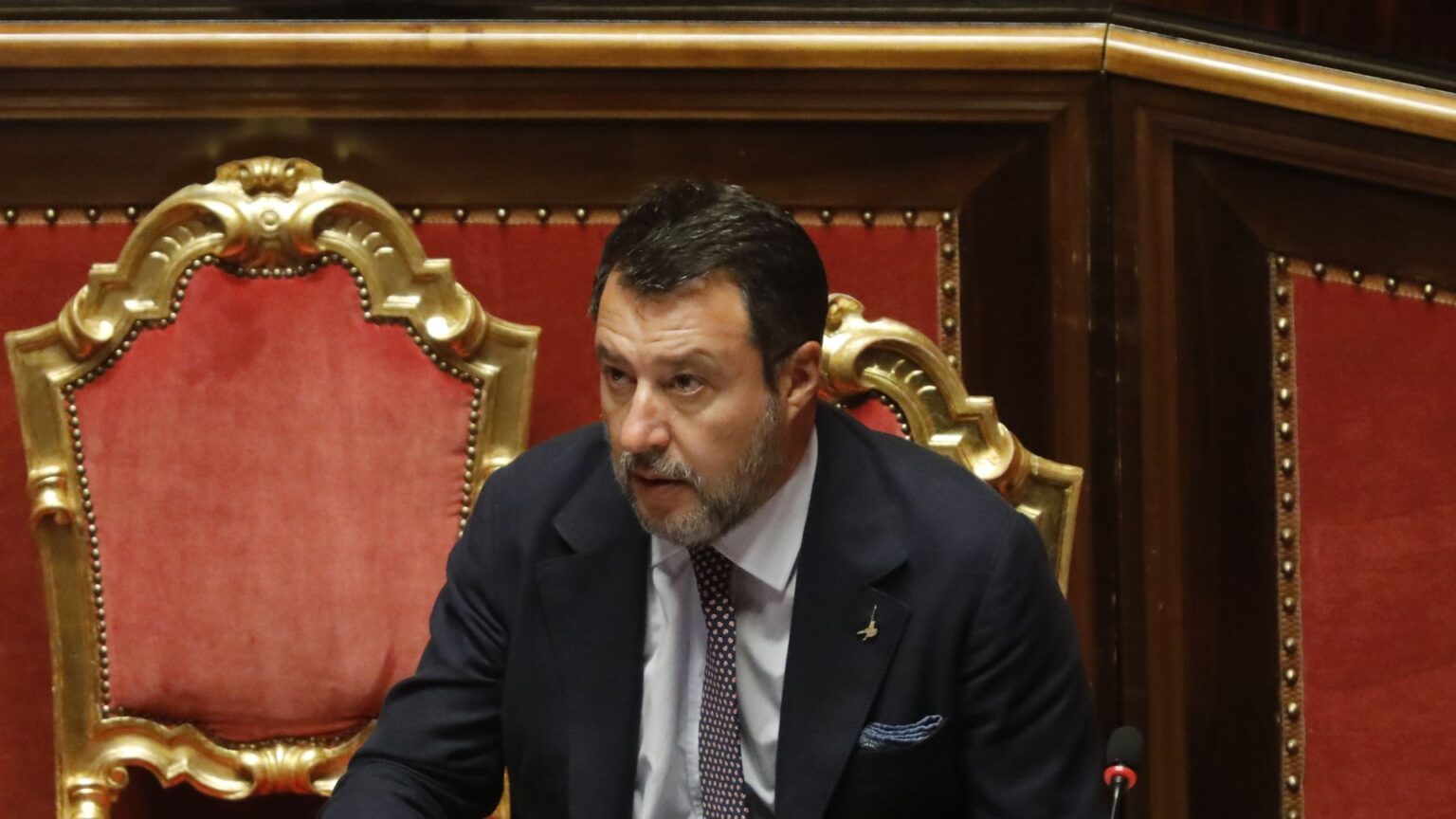 Il leader della Lega Matteo Salvini