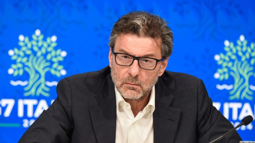 Il ministro del Mef Giancarlo Giorgetti