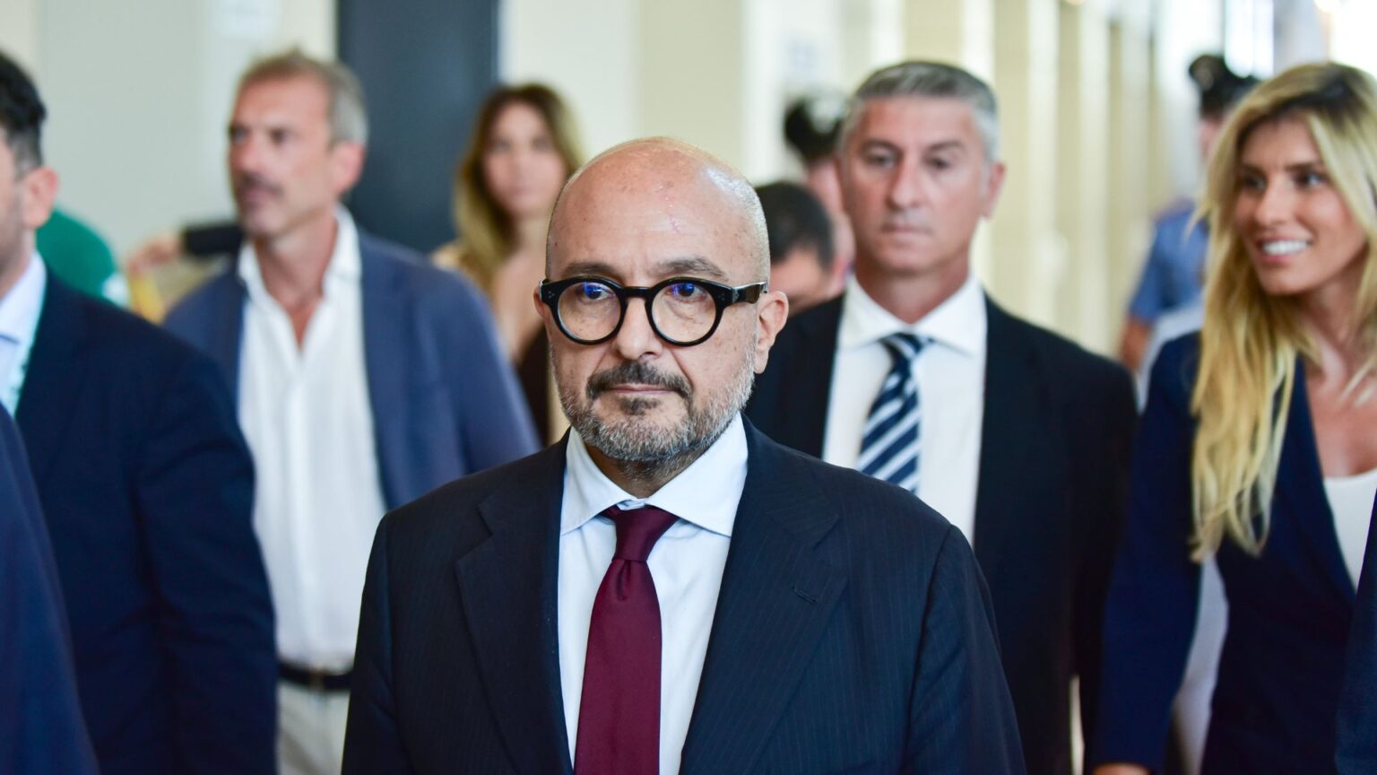 L'ex ministro della Cultura Gennaro Sangiuliano