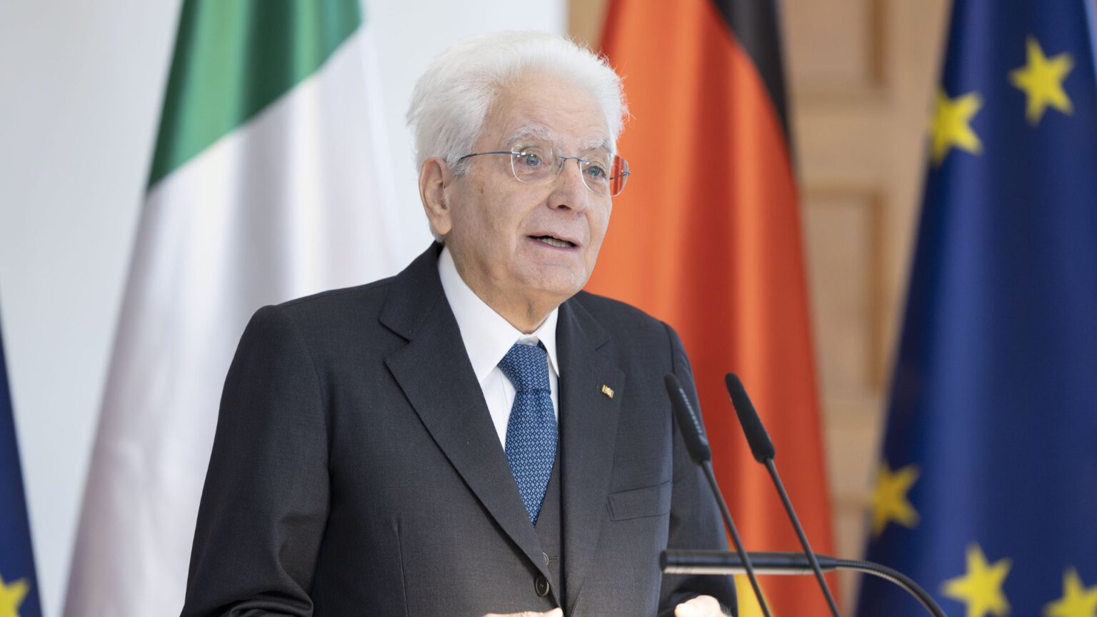 Il presidente della Repubblica Sergio Mattarella