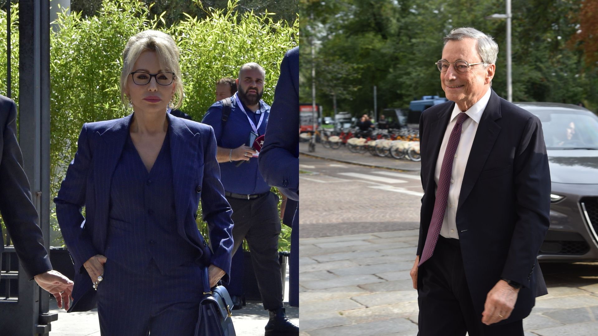 Draghi a pranzo con Marina Berlusconi: l’incontro insospettisce Meloni