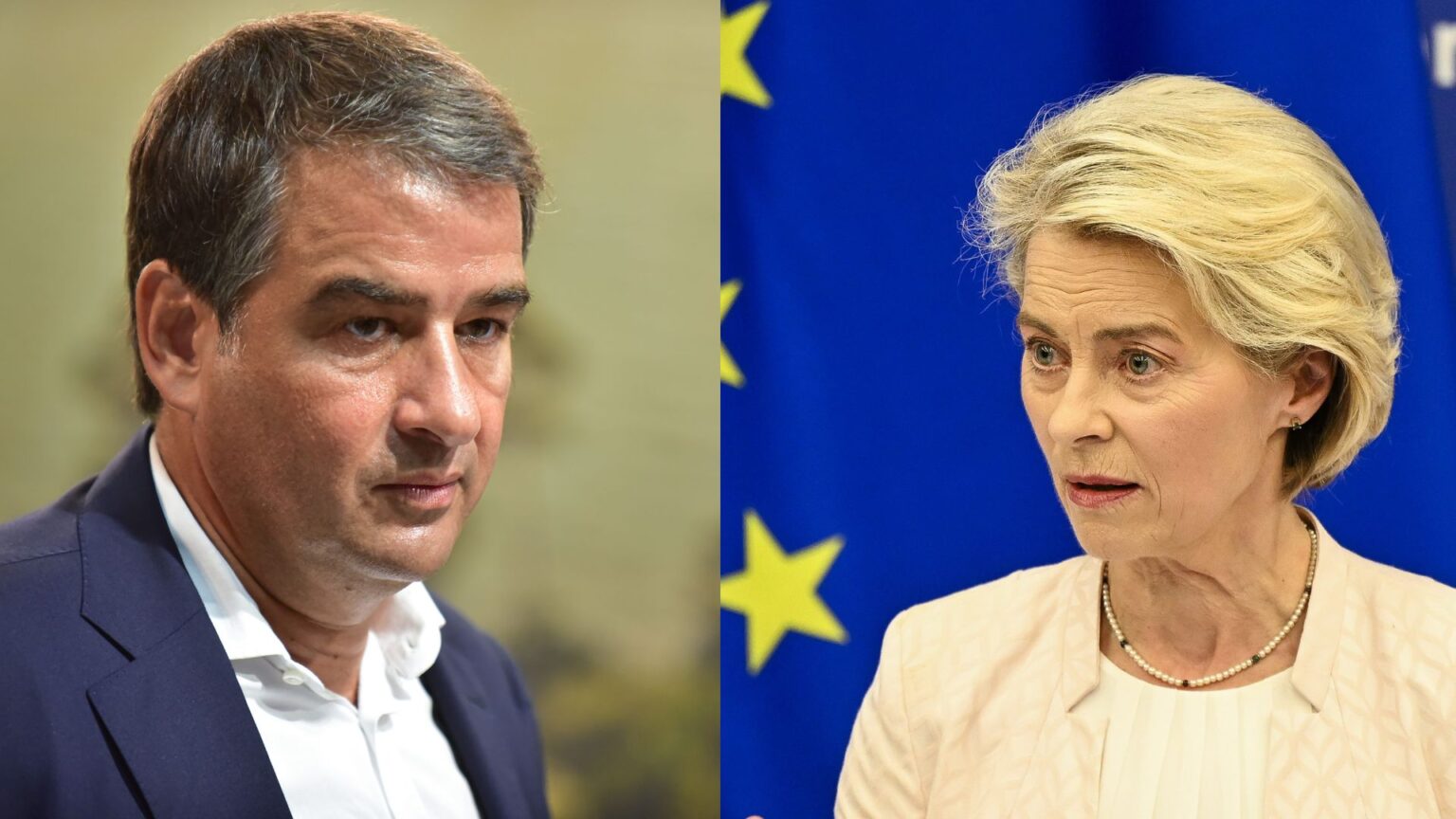 Raffaele Fitto e Ursula Von der Leyen