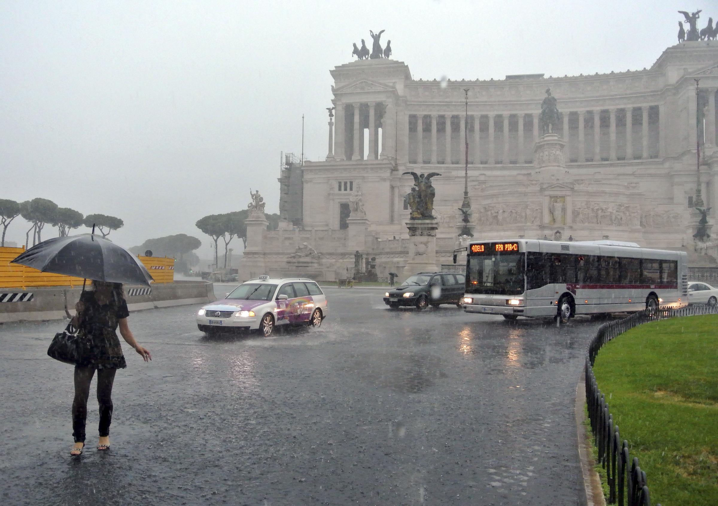 Maltempo a Roma