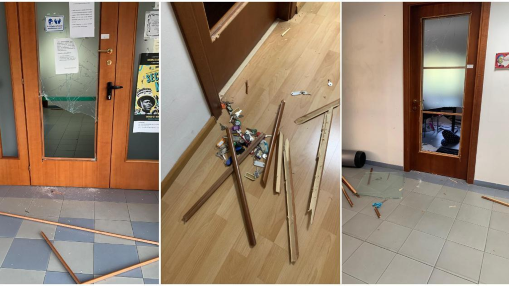 Atto vandalico sede Pd a Cagliari