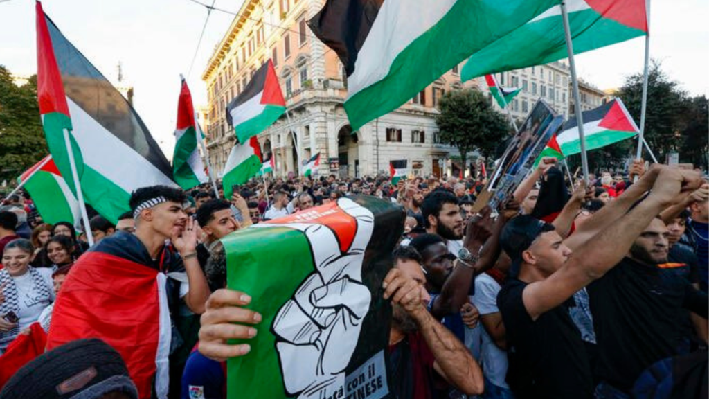 Roma, vietate manifestazioni pro Palestina