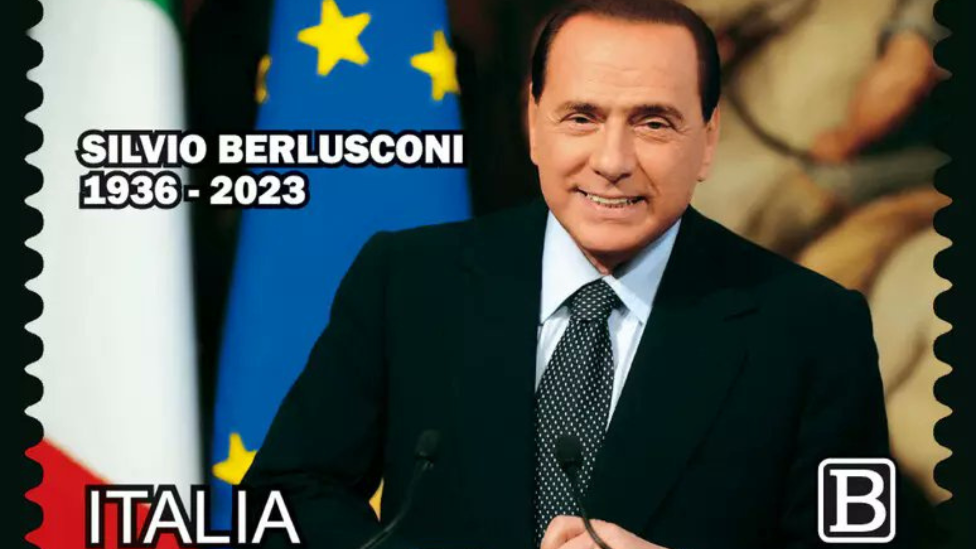 Emesso francobollo per Silvio Berlusconi nel giorno del suo compleanno