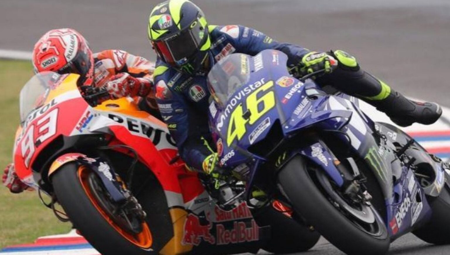 Valentino Rossi e Marc Marquez