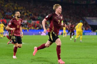 De Bruyne con la maglia del Belgio