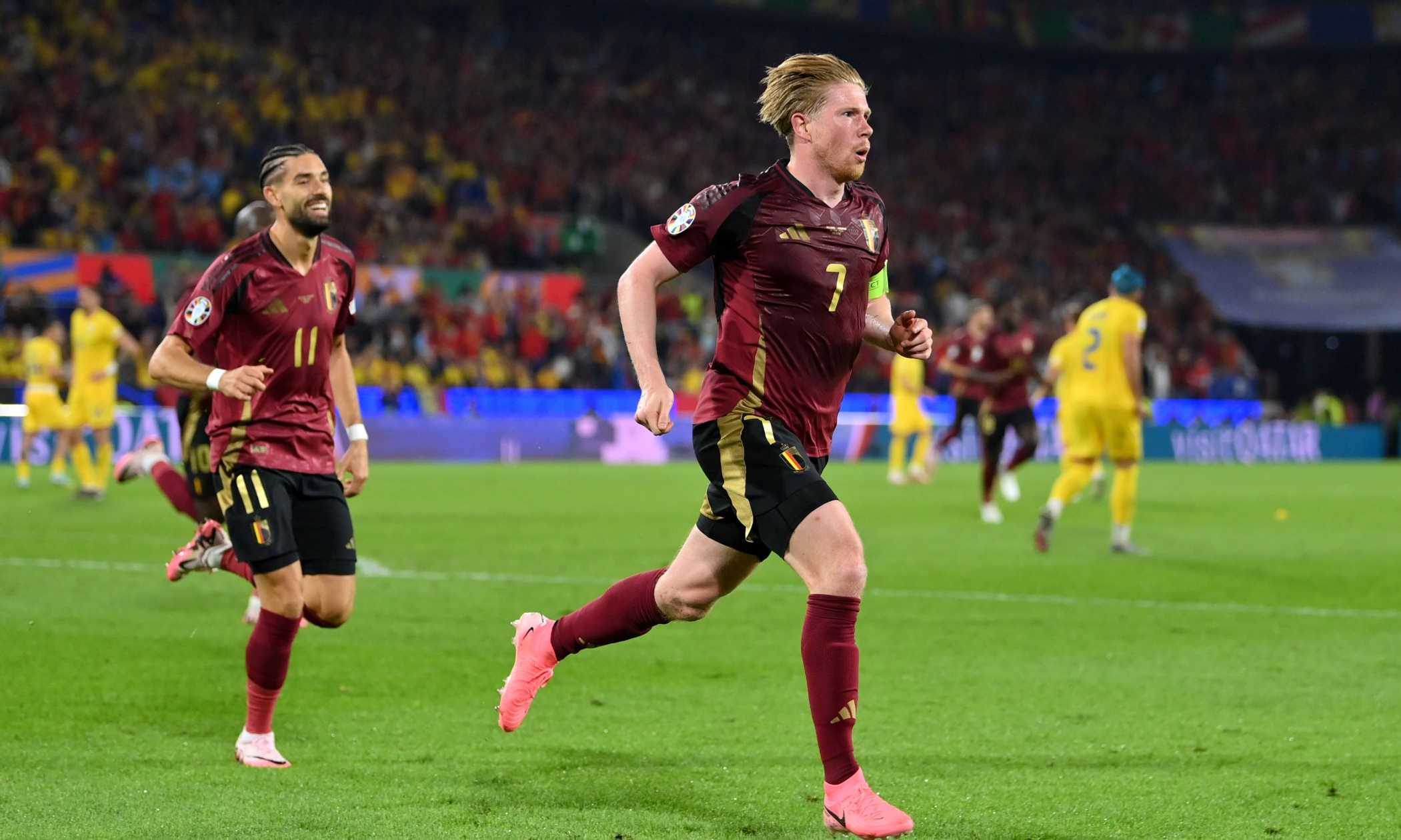 De Bruyne con la maglia del Belgio