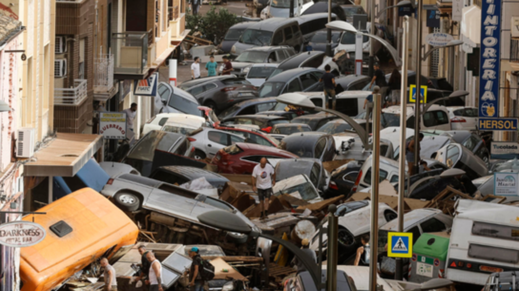 Gli effetti della Dana in Spagna