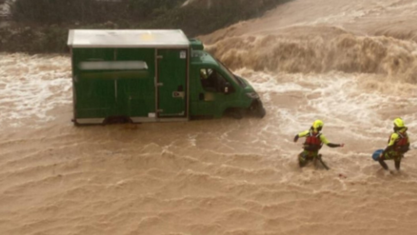 Gli effetti della Dana in Spagna