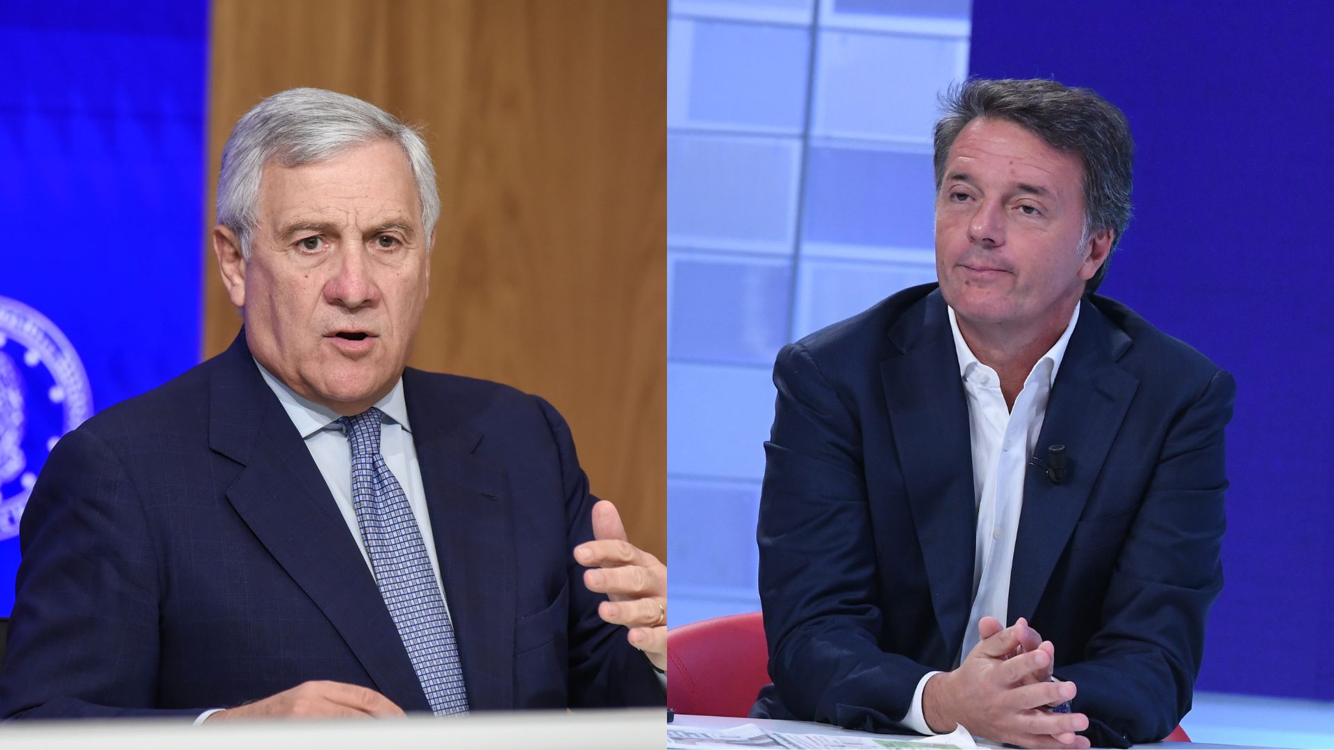 Antonio Tajani e Matteo Renzi