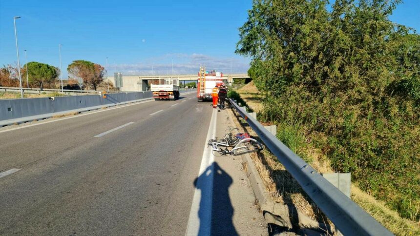 Ciclista investito a Foggia